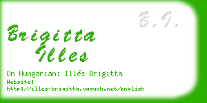 brigitta illes business card