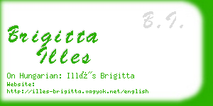 brigitta illes business card